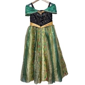Disney Store Frozen Anna Coronation Costume Dress 9/10
